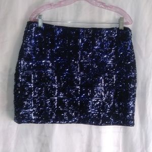 H&M Sequins Mini Skirt